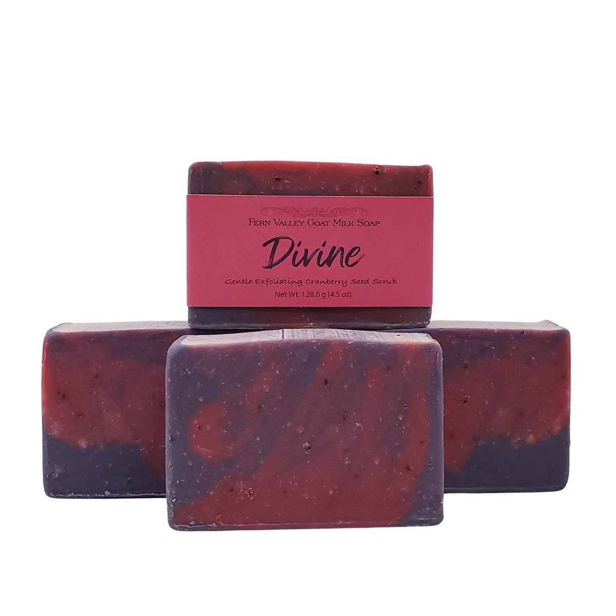 Natural Goat Milk Soap Bar – Divine Cranberry Seed Scrub