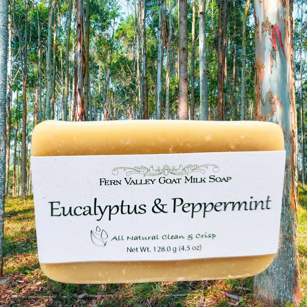 Natural Goat Milk Soap Bar – Eucalyptus & Peppermint