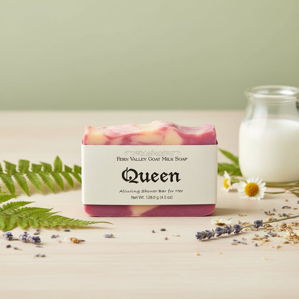 Queen Goat Milk Soap, Sweet Floral & Vanilla