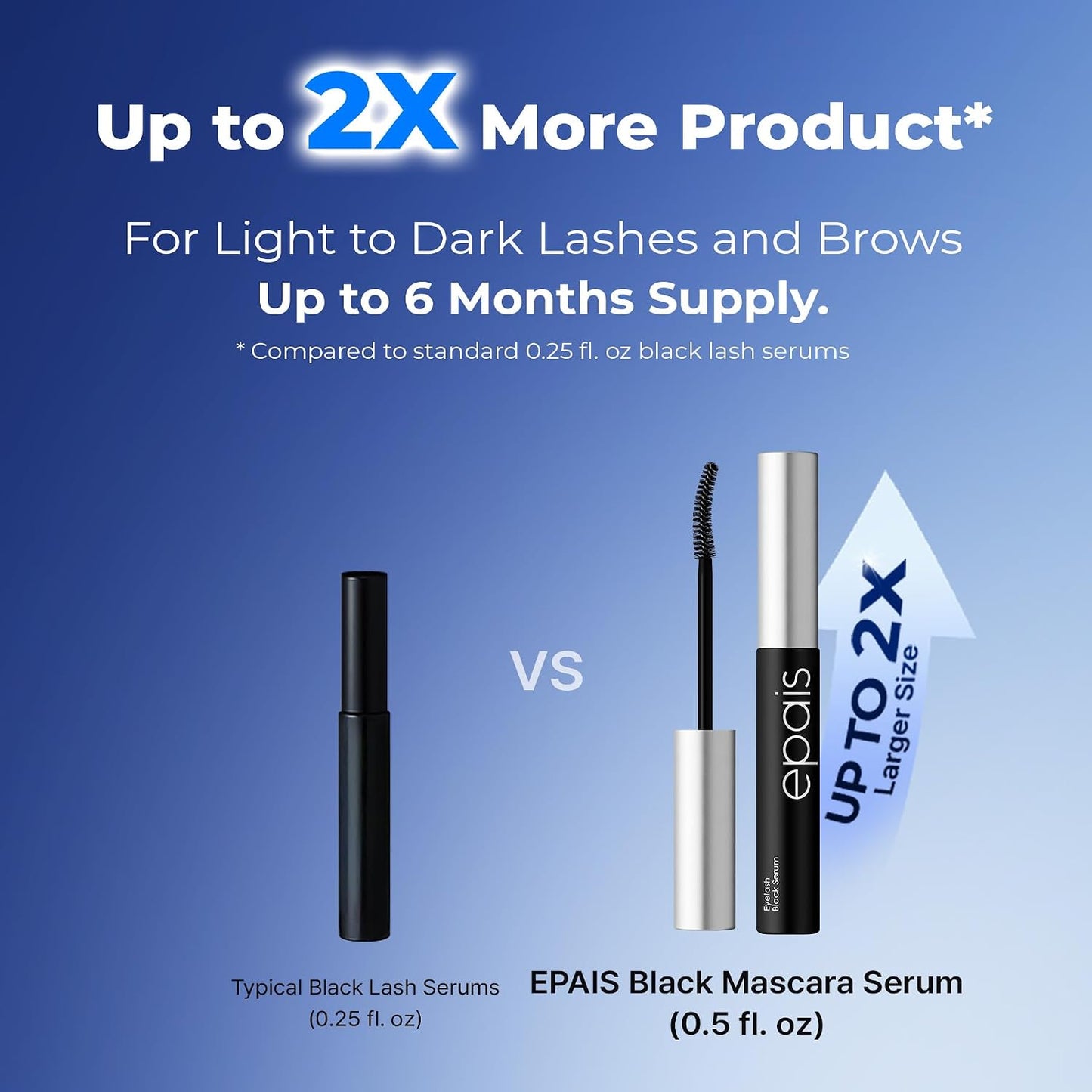 Eyelash Black Tinted Serum, 2-In-1 Lash Growth Enhancer and Tinting Treatment, 7 Peptides and Biotin Formula for Longer Thicker Lashes, Charcoal-Based Black Food Complex, Korean Lash Care