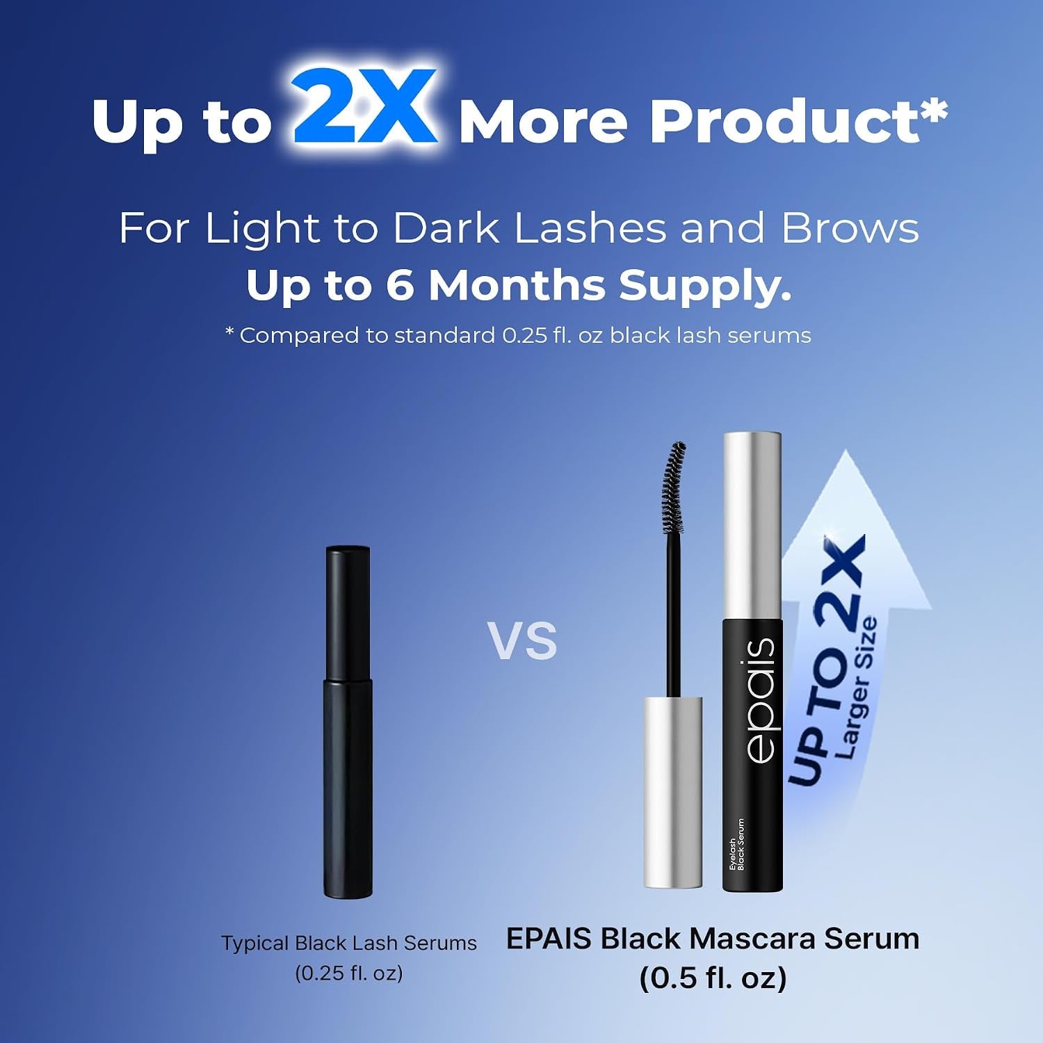 Eyelash Black Tinted Serum, 2-In-1 Lash Growth Enhancer and Tinting Treatment, 7 Peptides and Biotin Formula for Longer Thicker Lashes, Charcoal-Based Black Food Complex, Korean Lash Care