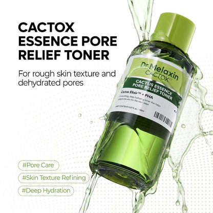 Revitalize Your Skin with Cactox Cactus Essence Pore Relief Toner – 150Ml of Hydration, Soothing Care, and Gentle Pore Refinement for Sensitive Skin
