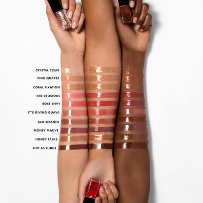 Illuminate Your Smile with Glow Reviver Lip Oil in Jam Session - Nourishing, Tinted, and High-Shine for Luscious Lips!