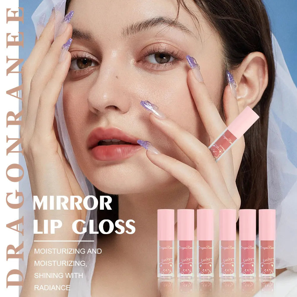 Jelly Moisturizing Glitter Lip Oil Watery Shine Lip Gloss Transparent Mirror Lip Glaze Long Lasting Diamond Lipstick Cosmetic