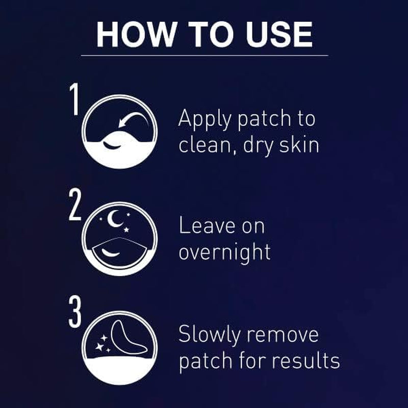 PM Overnight Spot Patches, Advanced Hydrocolloid Healing Technology, Fragrance Free, 40 Count - Pack of 2