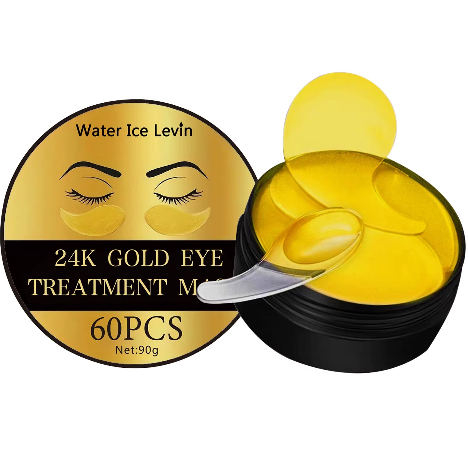 24K Gold Collagen Eye Mask anti Dark Circles Eyes Bags Moisturizing Anti-Wrinkles Eye Patches Eyes Skin Care Products