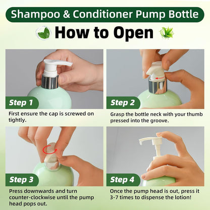Rosemary Hair Growth Shampoo and Conditioner Set: Thickness & anti Hair Loss Shampoo and Conditioner with Tea Tree Oil Mint Biotin – Strengthening Formula for Men & Women, Thinning & Damaged Hair Care