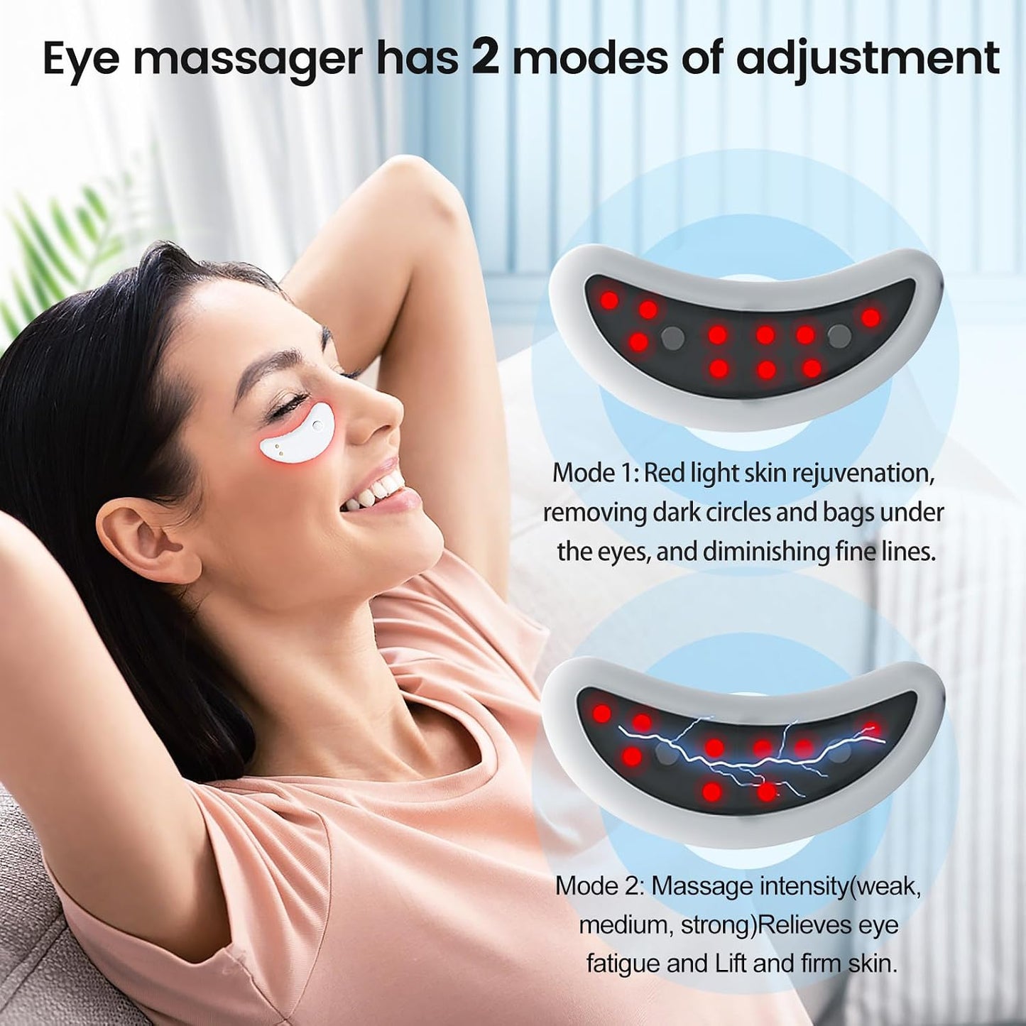 Under-Eye Red Light Therapy Eye Pods
