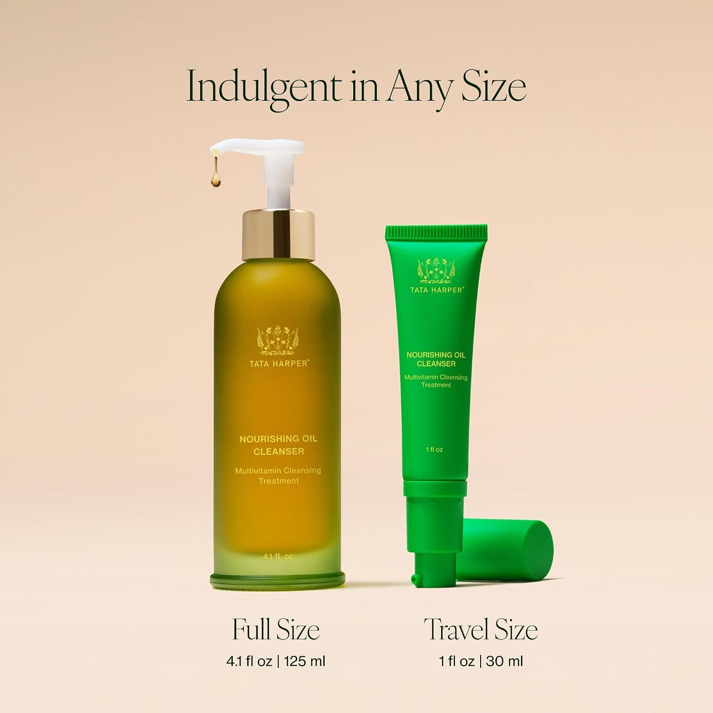 Tata Harper Nourishing Oil Cleanser, Gentle Makeup Removing Cleanser, Cleansing Oil, Natural Skincare