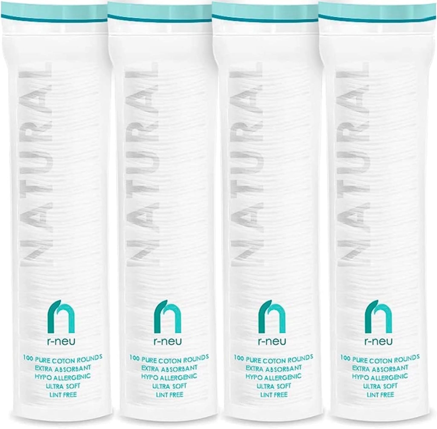 Premium Cotton Rounds, Gentle Natural Hypoallergenic 400 Count