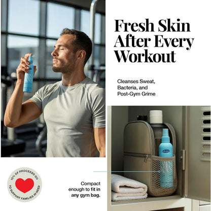 Revitalize Your Skin with Hypochlorous Acid Spray - Antimicrobial Facial Cleanser & Skin Mist for Acne, Eczema, and More - 4oz of Smart Skincare