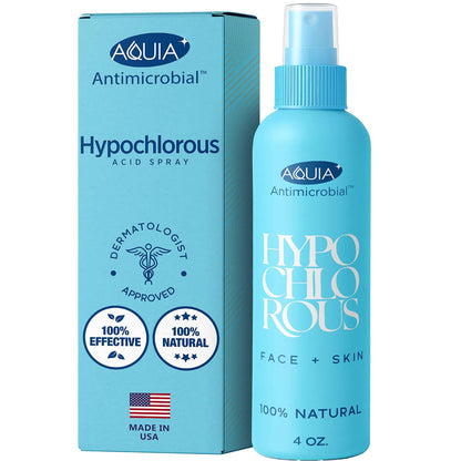 Revitalize Your Skin with Hypochlorous Acid Spray - Antimicrobial Facial Cleanser & Skin Mist for Acne, Eczema, and More - 4oz of Smart Skincare