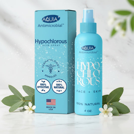 Revitalize Your Skin with Hypochlorous Acid Spray - Antimicrobial Facial Cleanser & Skin Mist for Acne, Eczema, and More - 4oz of Smart Skincare