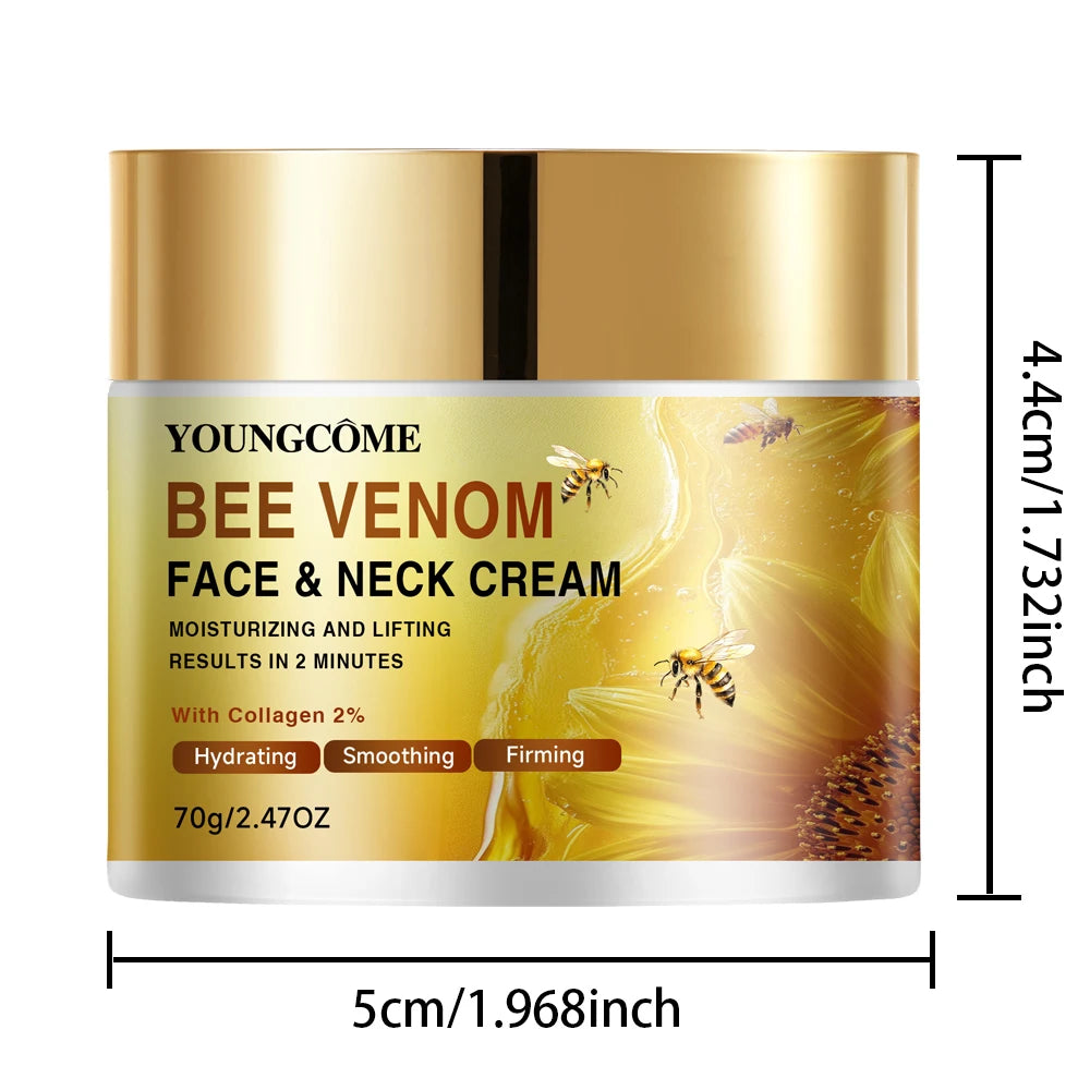 Bee Venom Face Cream Firming Lifting Soothing Lighten Redness Repair Damaged Skin Strengthen Barrier Brighten Nourish Face Cream