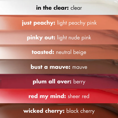 E.L.F. Pout Clout Lip Plumping Pen - Clear, 0.07 oz - Infused with Maracuja Oil for Sheer Shine and Moisture