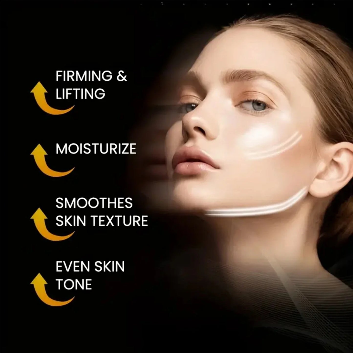 Bee Venom Firming and Lifting Cream - Hydrating Formula with Vitamin A, Collagen, Niacinamide and Vitamin E, Dry Appearance, Enhances Radiance