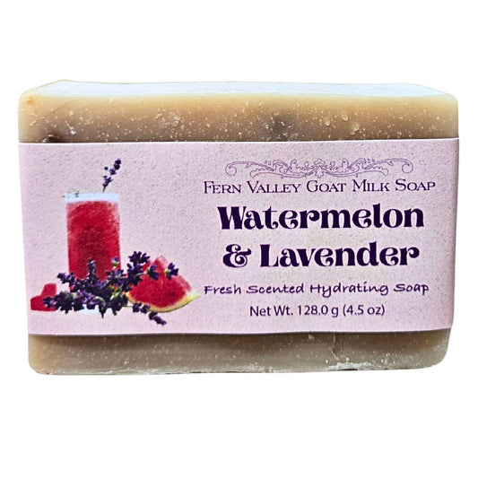 Natural Goat Milk Soap – Watermelon & Lavender