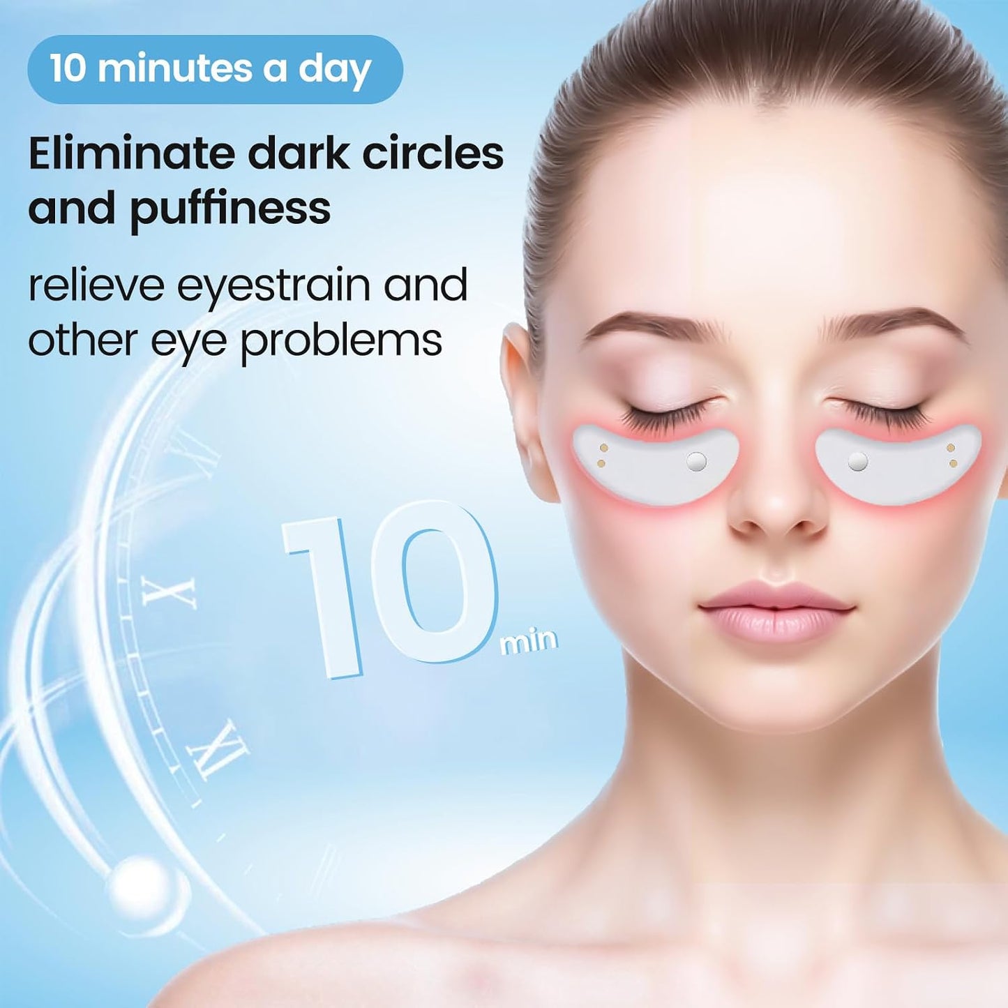 Under-Eye Red Light Therapy Eye Pods