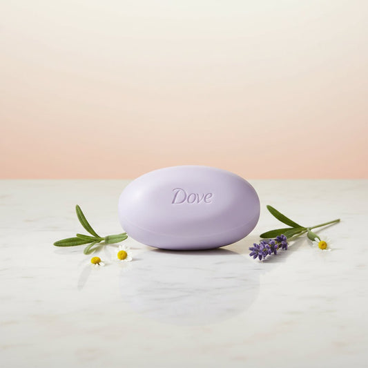 Beauty Bar Soap for Women Relaxing Lavender Oil & Chamomile All Skin, 3.75 Oz 8 Bars- Pack of 2