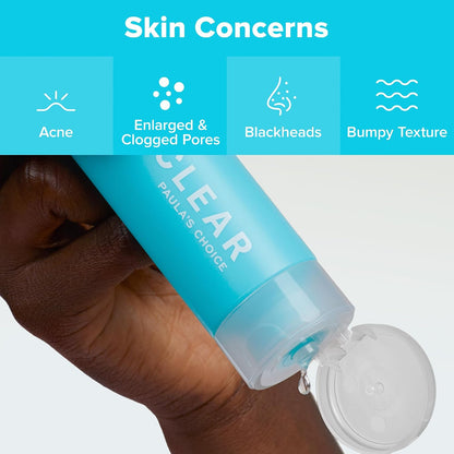 Paula'S Choice CLEAR Anti-Redness Exfoliating Solution, 2% Salicylic Acid Liquid Exfoliant for Face, Face Exfoliant for Mild to Severe Acne & Breakouts, Blackheads and Clogged Pores, Fragrance-Free