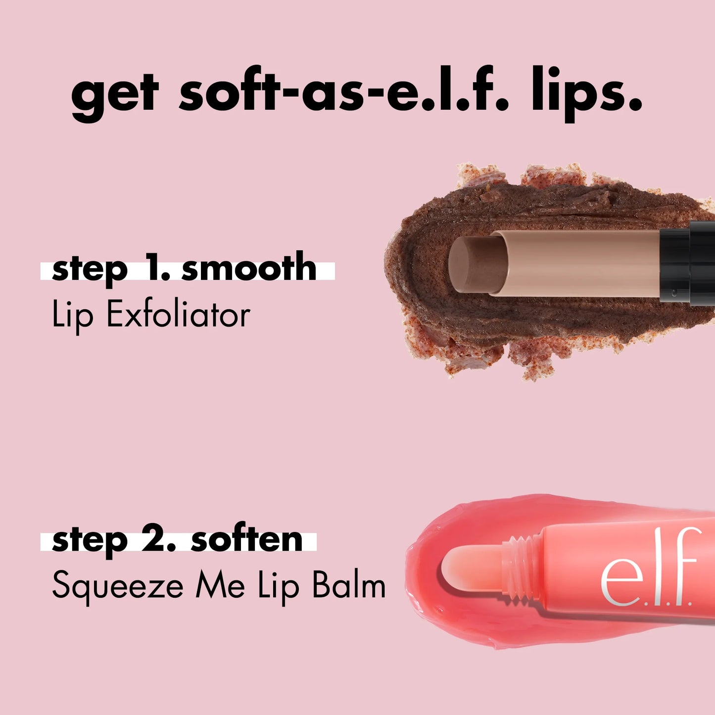E.L.F. Squeeze Me Lip Balm in Peach - Hydrating & Nourishing Tint, 0.21 Oz