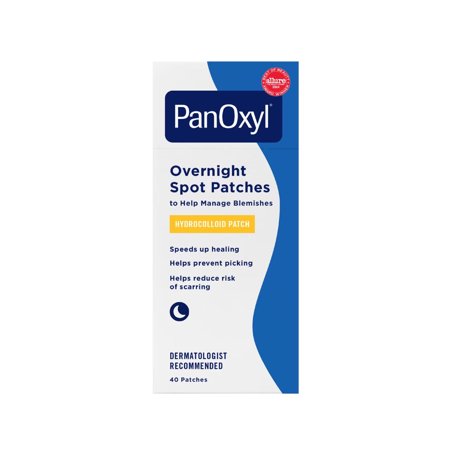 (3 Pack)  PM Overnight Spot Patches, Clear Hydrocolloid Dots, 40Ct