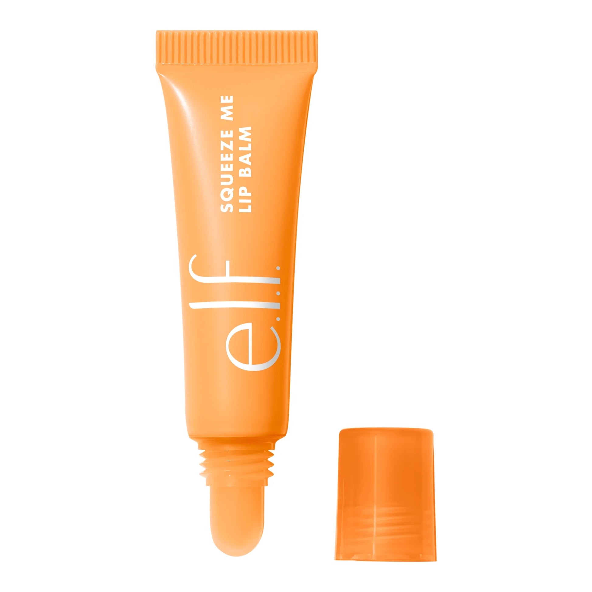E.L.F. Squeeze Me Lip Balm in Peach - Hydrating & Nourishing Tint, 0.21 Oz