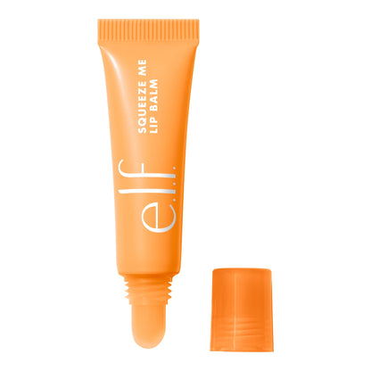 E.L.F. Squeeze Me Lip Balm in Peach - Hydrating & Nourishing Tint, 0.21 Oz