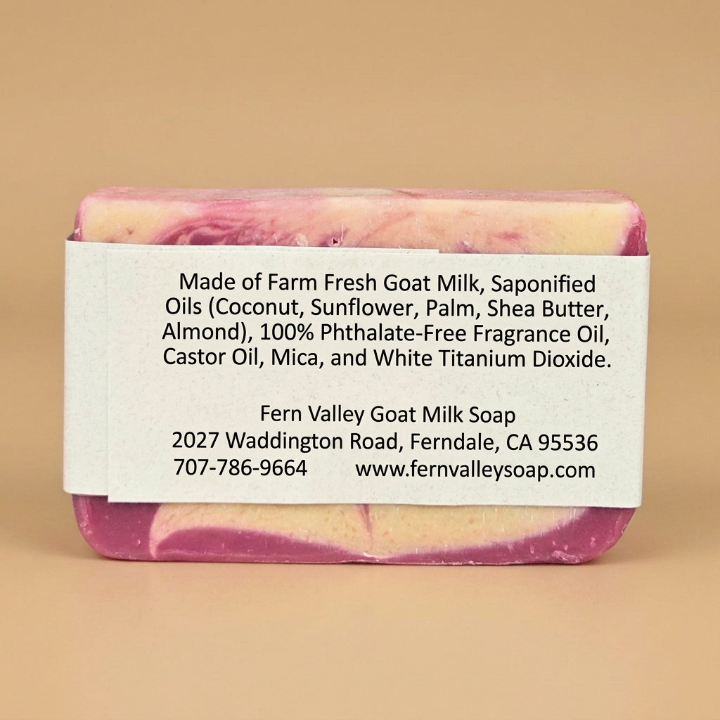 Queen Goat Milk Soap, Sweet Floral & Vanilla