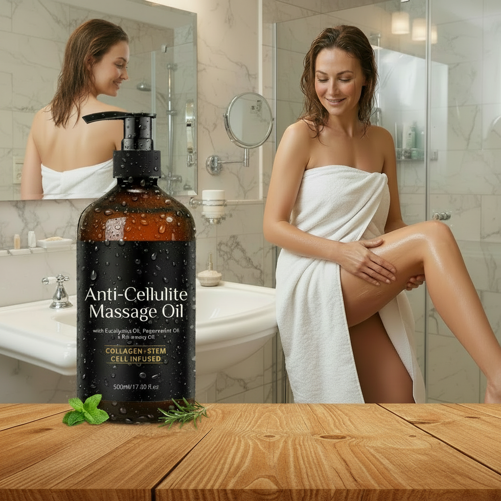 Anti-Cellulite Firming Massage Oil with Collagen & Stem Cells