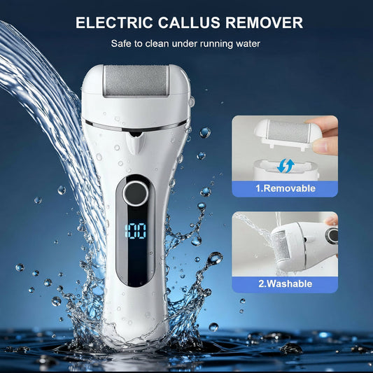 Electric Foot Callus Remover IPX7 Waterproof